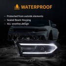 LAMPA LAMPY PRZEDNIE Z LED VLAND KOMPLET EUROPA DODGE CHARGER 2015-2023
