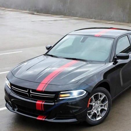 LAMPA LAMPY PRZEDNIE Z LED VLAND KOMPLET EUROPA DODGE CHARGER 2015-2023