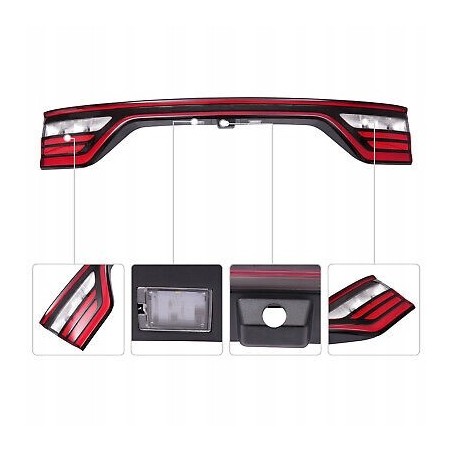 DODGE DURANGO 2014-2023 LAMPA TYLNA LAMPY BLENDA KLAPY BAGAŻNIKA