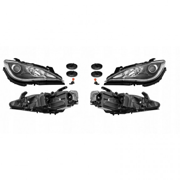 CHRYSLER PACIFICA 2017- LAMPA REFLEKTOR SOCZEWKA PRAWA + LEWA Z LED H7 +HB3