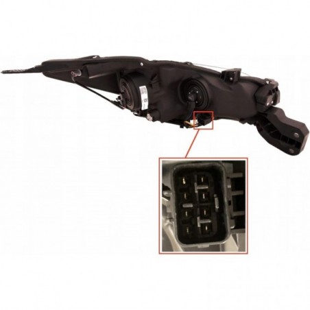 SUBARU OUTBACK LEGACY 2015-2017 LAMPA PRAWA USA CZARNA TYC