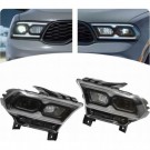 DODGE DURANGO 2021- LAMPA PRZÓD Z LED KIERUNEK ŻARÓWKA PRAWA + LEWA CZARNA