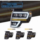 FORD F150 F-150 2009-14 LAMPA LAMPY MATRIX EU LED VLAND KOMPLET LEWA +PRAWA