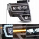 FORD F150 F-150 2009-14 LAMPA LAMPY MATRIX EU LED VLAND KOMPLET LEWA +PRAWA