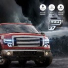 FORD F150 F-150 2009-14 LAMPA LAMPY MATRIX EU LED VLAND KOMPLET LEWA +PRAWA