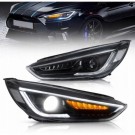 FORD FOCUS 2015-18 LAMPA LAMPY KOMPLET PRZEDNIE LED VLAND DEMON EYE EUROPA