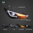 FORD FOCUS 2015-18 LAMPA LAMPY KOMPLET PRZEDNIE LED VLAND DEMON EYE EUROPA