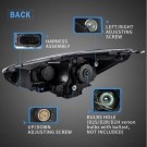 FORD FOCUS 2015-18 LAMPA LAMPY KOMPLET PRZEDNIE LED VLAND DEMON EYE EUROPA