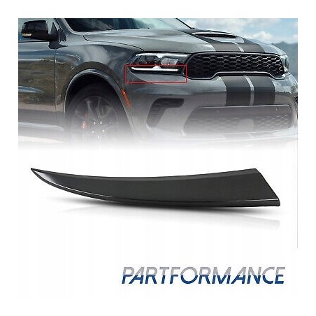 DODGE DURANGO 2021-2025 LISTWA NAKŁADKA POD LAMPĄ PRAWA CZARNA POŁYSK