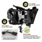 LAMPA LAMPY LED CZARNE SOCZEWKI VLAND MATRIX KOMPLET DODGE RAM 1500 2019-24