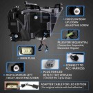 LAMPA LAMPY LED CZARNE SOCZEWKI VLAND MATRIX KOMPLET DODGE RAM 1500 2019-24