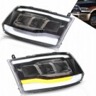 LAMPA LED VLAND DRL BLUE LEWA + PRAWA BLACK KPL EUROPA DODGE RAM 2009-2018