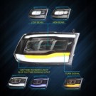 LAMPA LED VLAND DRL BLUE LEWA + PRAWA BLACK KPL EUROPA DODGE RAM 2009-2018