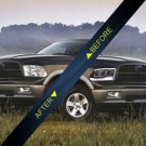 LAMPA LED VLAND DRL BLUE LEWA + PRAWA BLACK KPL EUROPA DODGE RAM 2009-2018