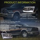 LAMPA LED VLAND DRL BLUE LEWA + PRAWA BLACK KPL EUROPA DODGE RAM 2009-2018