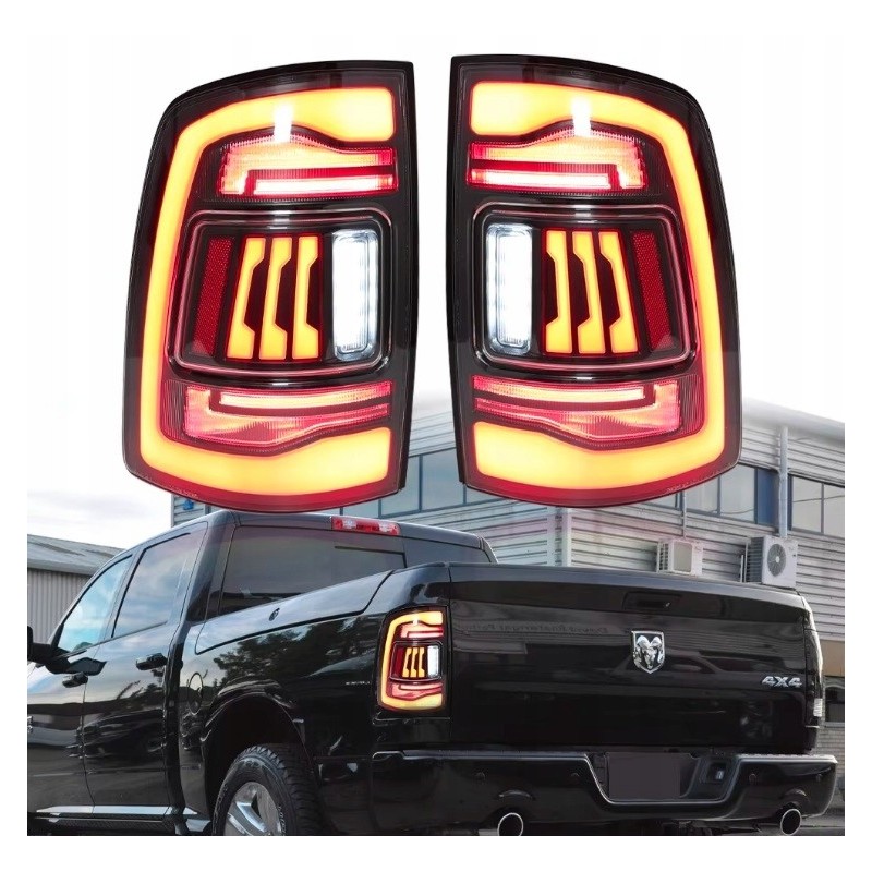 LAMPA LAMPY KPL TYŁ LED EUROPA ŻÓŁTY KIERUNEK CZYSTE DODGE RAM 1500 2009-18