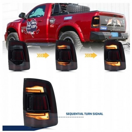 LAMPA LAMPY KPL TYŁ LED EUROPA ŻÓŁTY KIERUNEK CZYSTE DODGE RAM 1500 2009-18