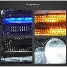 LAMPA LAMPY LED Z BIAŁY DRL VLAND KOMPLET JEEP GRAND CHEROKEE WK2 2014-2021