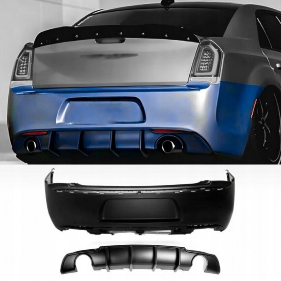CHRYSLER 300C 300 300S 2015-2023 ZDERZAK TYLNY + DYFUZOR STYL SRT