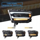 LAMPA LAMPY FULL LED VLAND KOMPLET EURO OBRYS ŻÓŁTY DODGE RAM 1500 V 2019-
