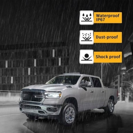 LAMPA LAMPY FULL LED VLAND KOMPLET EURO OBRYS ŻÓŁTY DODGE RAM 1500 V 2019-