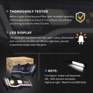 CHRYSLER 300C 300S 2011-2023 LAMPA LAMPY CZARNE Z LED KOMPLET VLAND EUROPA