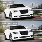 CHRYSLER 300C 300S 2011-2023 LAMPA LAMPY CZARNE VLAND Z LED LEWA + PRAWA EU