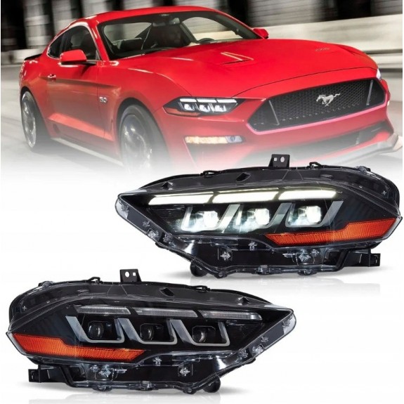 LAMPA LAMPY FULL LED LEWA + PRAWA VLAND EU STYL S650 FORD MUSTANG 2018-2023