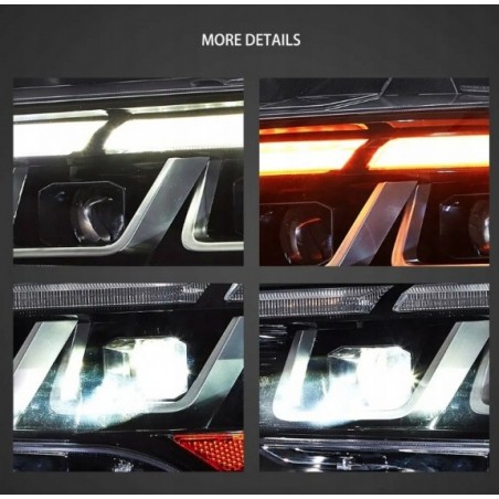 LAMPA LAMPY FULL LED LEWA + PRAWA VLAND EU STYL S650 FORD MUSTANG 2018-2023