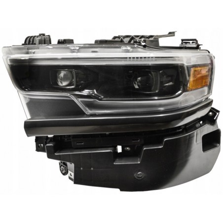 DODGE RAM V 1500 LIMITED LONGHORN 2019-24 LAMPA FULL LED LEWA LISTWA CZARNA