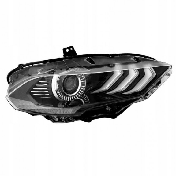 FORD MUSTANG 2018-2023 LIFT LAMPA LED PRAWA Z SILNIK 4PIN USA BIAŁY ODBLASK