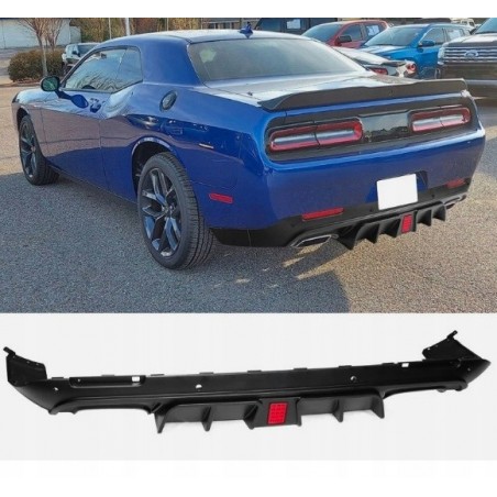 DODGE CHALLENGER 2015-2023 SPOILER DYFUZOR ZDERZAKA TYLNY + LED