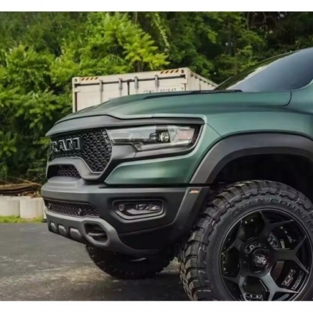 DODGE RAM 2013-2018 BODY KIT ZDERZAK MASKA BŁOTNIKI LAMPY KOMPLET STYL TRX