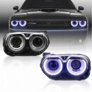 LAMPA LAMPY LEWA +PRAWA PRZÓD EUROPA LED VLAND RGB DODGE CHALLENGER 2015-23