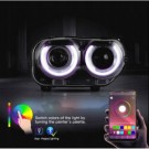 LAMPA LAMPY LEWA +PRAWA PRZÓD EUROPA LED VLAND RGB DODGE CHALLENGER 2015-23