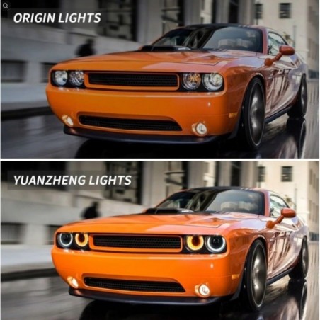 LAMPA LAMPY LEWA + PRAWA PRZÓD EUROPA LED VLAND DODGE CHALLENGER 2008-2014