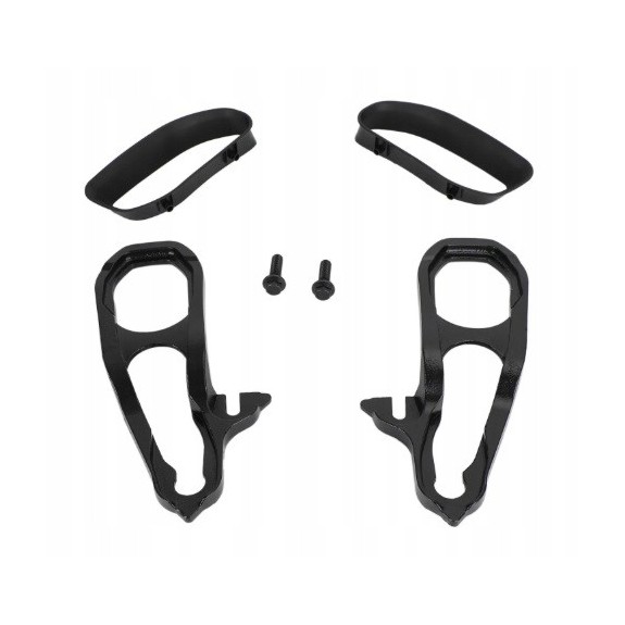 DODGE RAM 1500 DT 2019-2024 HAK HAKI ZDERZAKA CZARNE KOMPLET + RAMKI