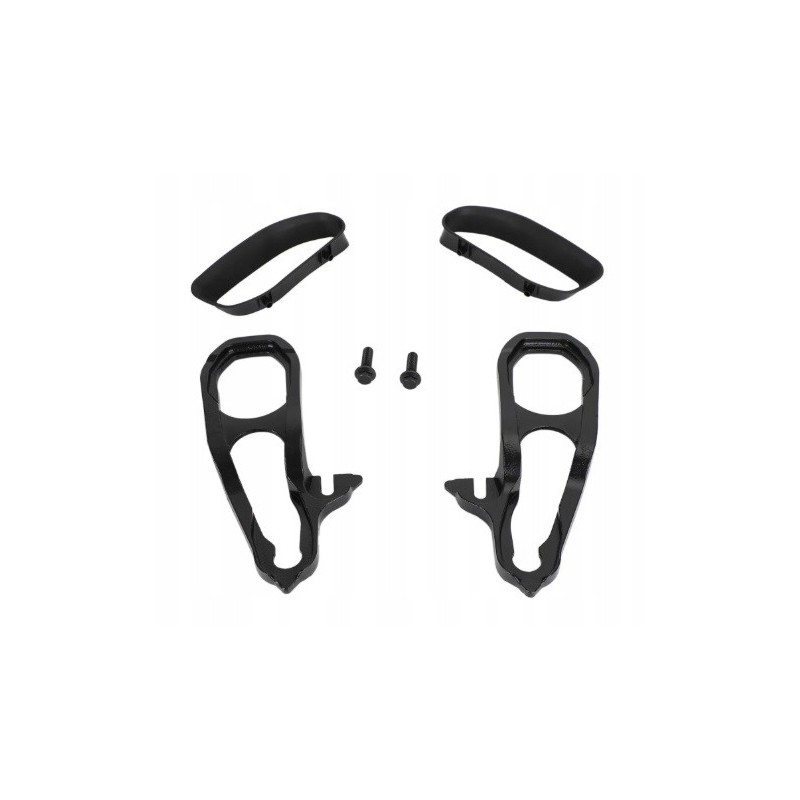 DODGE RAM 1500 DT 2019-2024 HAK HAKI ZDERZAKA CZARNE KOMPLET + RAMKI