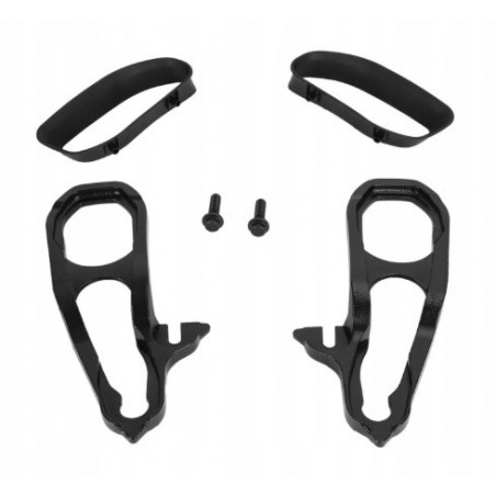 DODGE RAM 1500 DT 2019-2024 HAK HAKI ZDERZAKA CZARNE KOMPLET + RAMKI