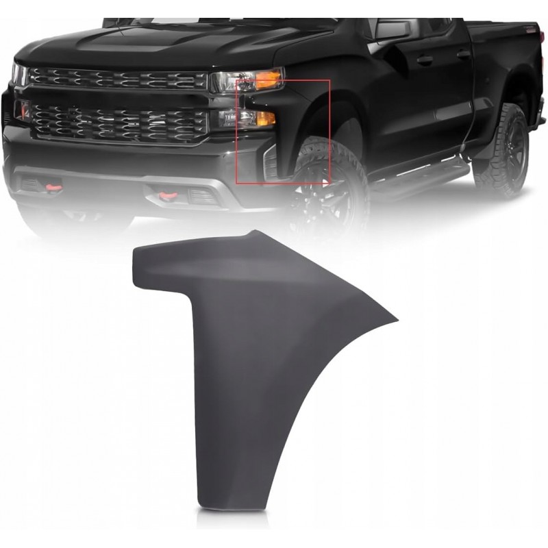 CHEVROLET SILVERADO 1500 2019-2021 NAKŁADKA ZDERZAK NAROŻNIK BŁOTNIKA LEWY
