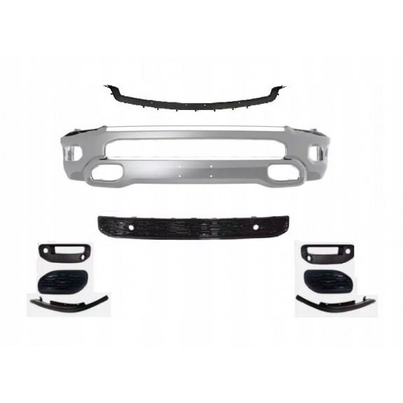 DODGE RAM DT 2019-2024 ZDERZAK PRZÓD KOMPLETNY BEZ HALOGEN CHROM