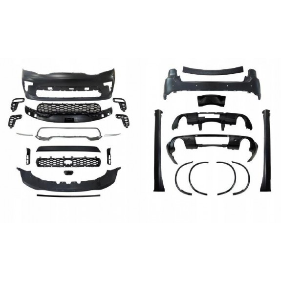 DODGE DURANGO SRT 2021- ZDERZAK PRZÓD + TYŁ HAK NAKŁADKI PROGI KPL BODY KIT