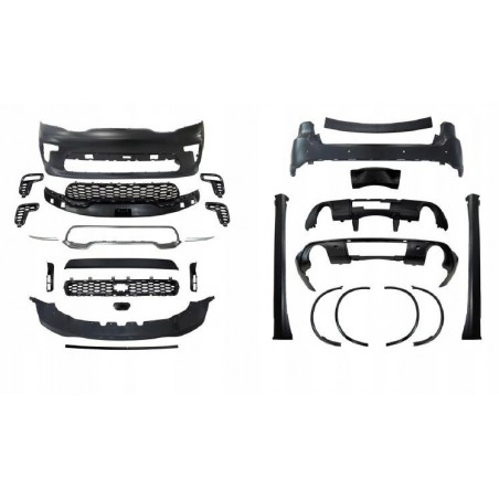 DODGE DURANGO SRT 2021- ZDERZAK PRZÓD + TYŁ HAK NAKŁADKI PROGI KPL BODY KIT