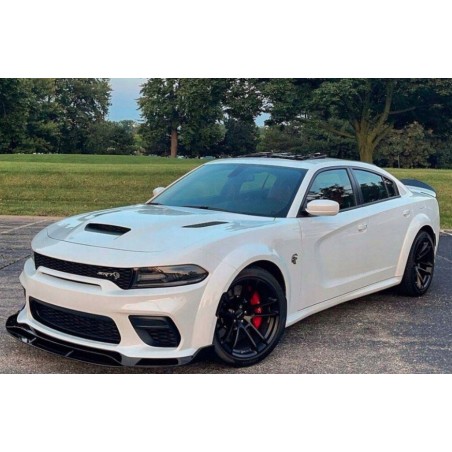 DODGE CHARGER SRT 2021- SPOILER LISTWA ZDERZAKA POD WIDEBODY CZARNY POŁYSK