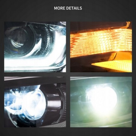 LAMPA LAMPY PRZEDNIE FULL LED VLAND KOMPLET CHEVROLET CAMARO 2016-2018