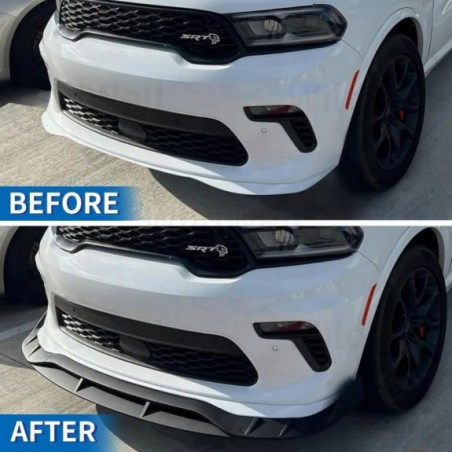 DODGE DURANGO SRT HELLCAT 2021-2024 SPOILER DOLNY ZDERZAKA PIANO BLACK