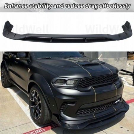 DODGE DURANGO SRT HELLCAT 2021-2024 SPOILER DOLNY ZDERZAKA PIANO BLACK