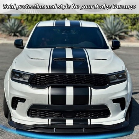DODGE DURANGO SRT HELLCAT 2021-2024 SPOILER DOLNY ZDERZAKA PIANO BLACK