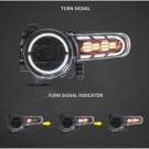 TOYOTA FJ CRUISER XJ10 2007-22 LAMPA LAMPY PRZÓD LED SOCZEWKI VLAND EUROPA