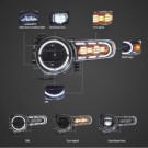 TOYOTA FJ CRUISER XJ10 2007-22 LAMPA LAMPY PRZÓD LED SOCZEWKI VLAND EUROPA